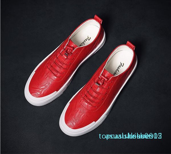 european station men's shoes 2019 new small white shoes male korean version of the wild flat leather lace casual shoes t02, Black
european station men's shoes 2019 new small white shoes male korean version of the wild flat leather lace casual shoes t02, Black