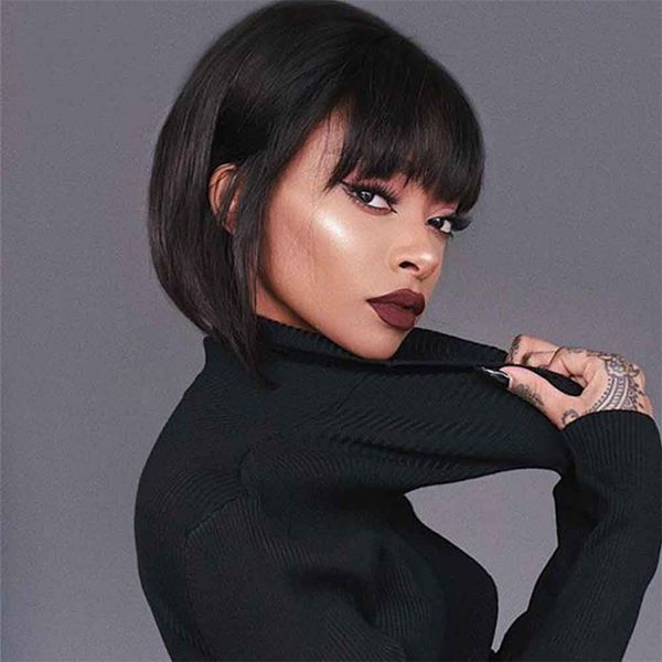 malaysian virgin hair straight lace front wigs with bangs 130% density 8 inch human hair lace wigs bleached knots, Black;brown
malaysian virgin hair straight lace front wigs with bangs 130% density 8 inch human hair lace wigs bleached knots, Black;brown