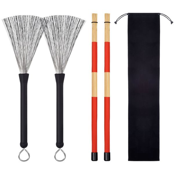 wire brush 19 bunch bamboo stick beam mouth storage bag drum drum drum percussion instrument accessories
wire brush 19 bunch bamboo stick beam mouth storage bag drum drum drum percussion instrument accessories