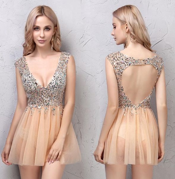 custom made 2020 a-line prom homecoming dresses sleeveless deep v neck cystal sequins backless sweetheart major beading prom dresses, Black
custom made 2020 a-line prom homecoming dresses sleeveless deep v neck cystal sequins backless sweetheart major beading prom dresses, Black