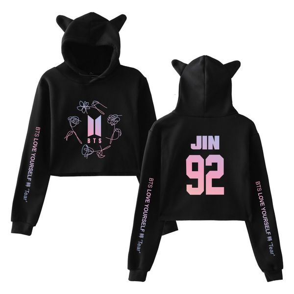 bulletproof shirt bts juvenile love yourself turn tear periphery lovely cat's ear reveals umbilical cord female loose coat t shirts, Gray;blue
bulletproof shirt bts juvenile love yourself turn tear periphery lovely cat's ear reveals umbilical cord female loose coat t shirts, Gray;blue