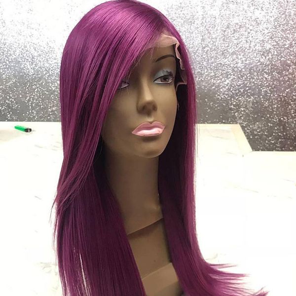 13*6 lace front silky straight purpple wig human hair wigs for women pre plucked human hair wig linman, Black;brown
13*6 lace front silky straight purpple wig human hair wigs for women pre plucked human hair wig linman, Black;brown