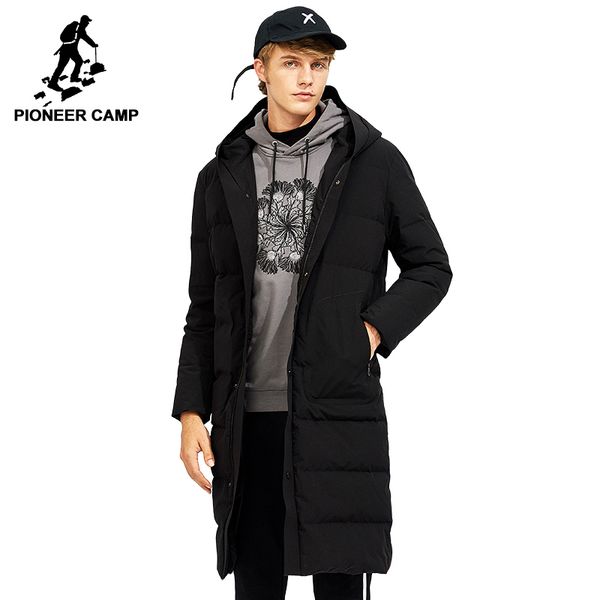 pioneer camp 2018 arrival long thicken down jacket men brand-clothing solid hooded warm 80% white duck down coat boy ayr705305, Black
pioneer camp 2018 arrival long thicken down jacket men brand-clothing solid hooded warm 80% white duck down coat boy ayr705305, Black