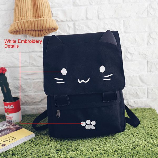 cute cat canvas backpack cartoon embroidery backpacks for teenage girls school bag fashio black printing rucksack mochilas xa69h
cute cat canvas backpack cartoon embroidery backpacks for teenage girls school bag fashio black printing rucksack mochilas xa69h
