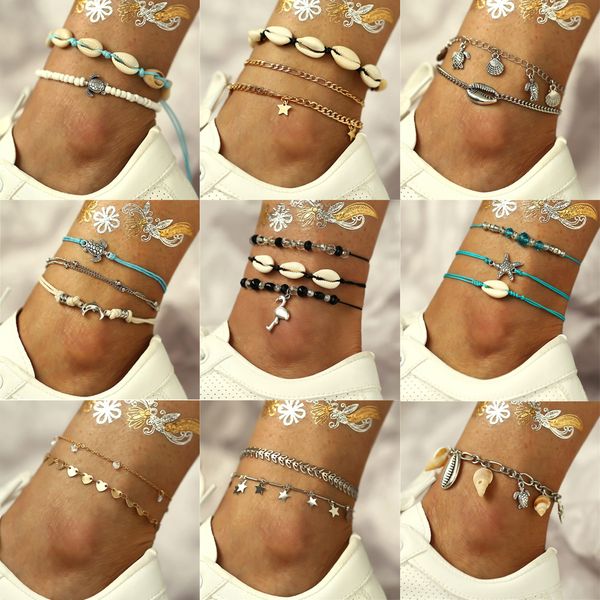 starfish pendant anklets 2019 for women new stone beads shell anklet bracelets on leg ocean jewelry, Red;blue
starfish pendant anklets 2019 for women new stone beads shell anklet bracelets on leg ocean jewelry, Red;blue