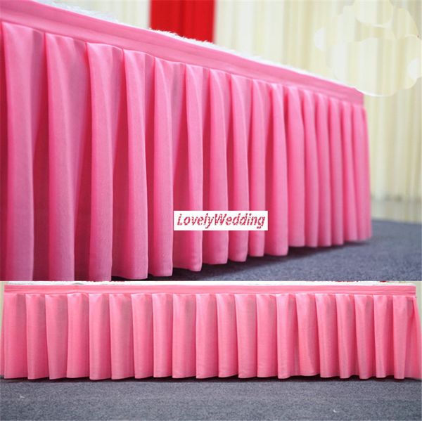 30cm high x 600 cm long ice silk wedding stage table skirt for table clothes decoration wedding table skirting for event party
30cm high x 600 cm long ice silk wedding stage table skirt for table clothes decoration wedding table skirting for event party