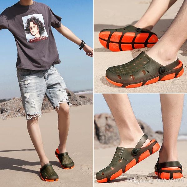 designer sandals jelly sandals men beach slippers male light weight summer eva garden shoes breathable hole mens flip-flops, Black
designer sandals jelly sandals men beach slippers male light weight summer eva garden shoes breathable hole mens flip-flops, Black