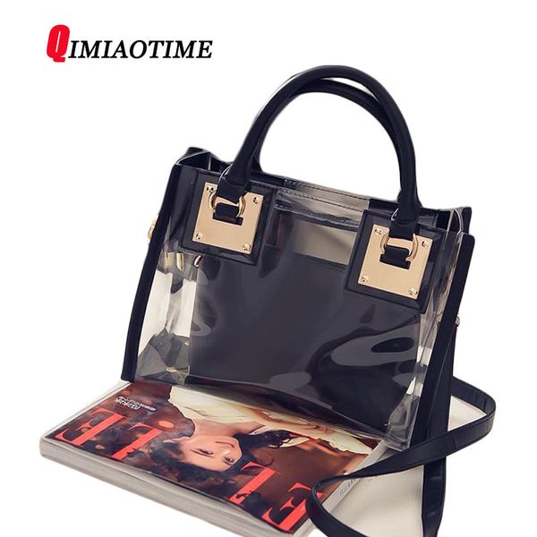 2 new fashion women transparent shoulder bags jelly candy summer beach handbag women messenger bag composite bag clear
2 new fashion women transparent shoulder bags jelly candy summer beach handbag women messenger bag composite bag clear