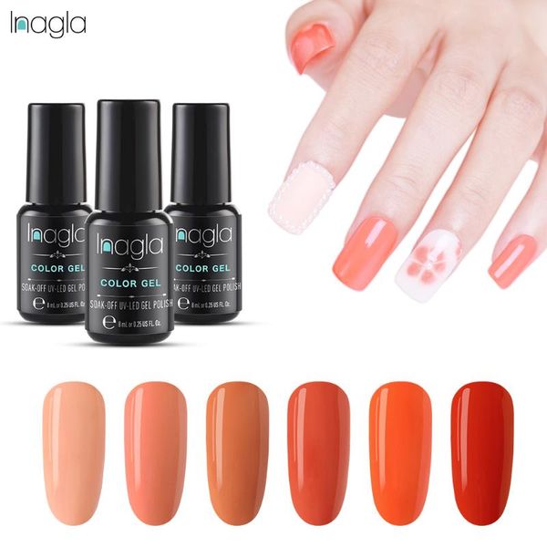 inagla begonia nail gel polish 8ml enamel gel polish lacquer varnish soak off uv led base coat no wipe color, Red;pink
inagla begonia nail gel polish 8ml enamel gel polish lacquer varnish soak off uv led base coat no wipe color, Red;pink