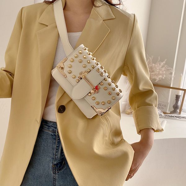 fashion fanny pack waist bag women waist packs pu leather chest bag belly shoulder messenger female rivet messenger
fashion fanny pack waist bag women waist packs pu leather chest bag belly shoulder messenger female rivet messenger