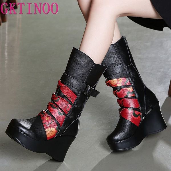 gktinoo new fashion genuine leather women's boots mid-calf winter warm shoes casual women wedges shoes woman motorcycle boots t200425, Black
gktinoo new fashion genuine leather women's boots mid-calf winter warm shoes casual women wedges shoes woman motorcycle boots t200425, Black