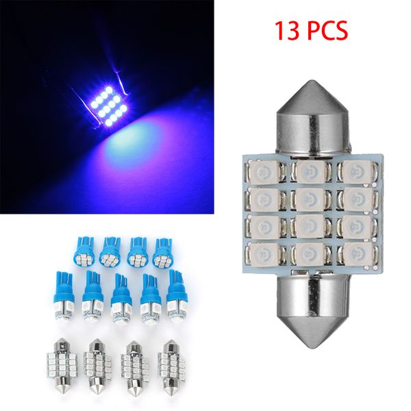 13pcs practical blue led bulbs car interior design t10 & 31mm map dome license plate festoon light lamp kit accessories
13pcs practical blue led bulbs car interior design t10 & 31mm map dome license plate festoon light lamp kit accessories
