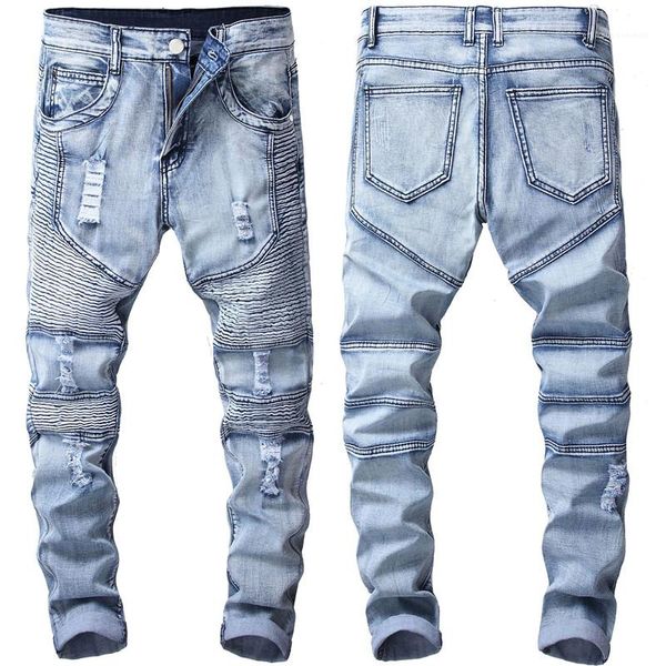 fashion summer casual pencil pants mid waist jeans mens pants mens designer slim fit mens jeans, Blue
fashion summer casual pencil pants mid waist jeans mens pants mens designer slim fit mens jeans, Blue