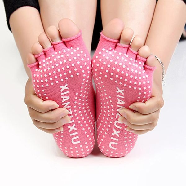 new half five toes cotton half toe yoga sock non-slip peep toe anti-slip pilates ankle grip durable open yoga socks, Black
new half five toes cotton half toe yoga sock non-slip peep toe anti-slip pilates ankle grip durable open yoga socks, Black