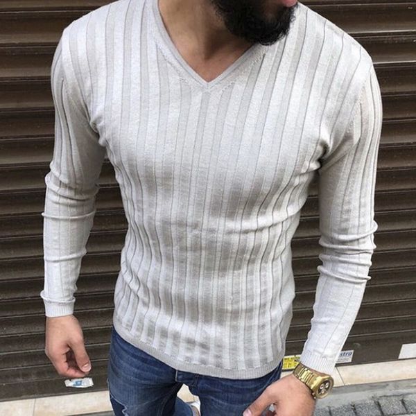 autumn long sleeve knitted pullover brand slim fit basic sweater camisa masculina casual sueter hombre stripe knitwear, White;black
autumn long sleeve knitted pullover brand slim fit basic sweater camisa masculina casual sueter hombre stripe knitwear, White;black