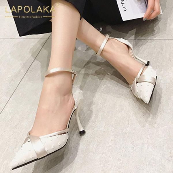 lapolaka new fashion 2020 dropship high heels buckle strap summer sandals woman shoes pointed toe party shoes women sandals, Black
lapolaka new fashion 2020 dropship high heels buckle strap summer sandals woman shoes pointed toe party shoes women sandals, Black