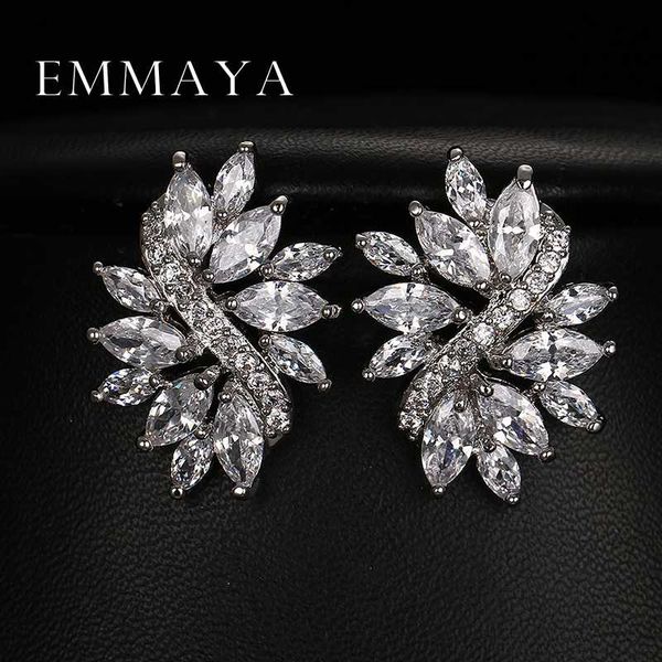 emmaya earrings studs marquise cut clear color cubic zirconia stone flower stud earrings for women, Golden;silver
emmaya earrings studs marquise cut clear color cubic zirconia stone flower stud earrings for women, Golden;silver