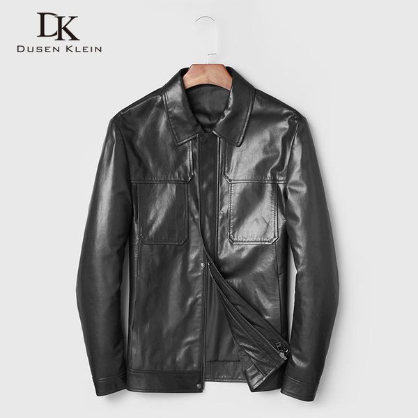 men genuine leather jacket real sheepskin jackets casual short black pockets 2019 autumn new jacket for man c8901
men genuine leather jacket real sheepskin jackets casual short black pockets 2019 autumn new jacket for man c8901