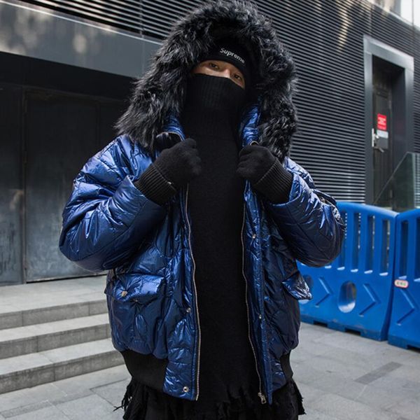 good quality men winter jacket with fur collar casual loose coat man blue color parka street fashion casaco drop shipping, Tan;black
good quality men winter jacket with fur collar casual loose coat man blue color parka street fashion casaco drop shipping, Tan;black