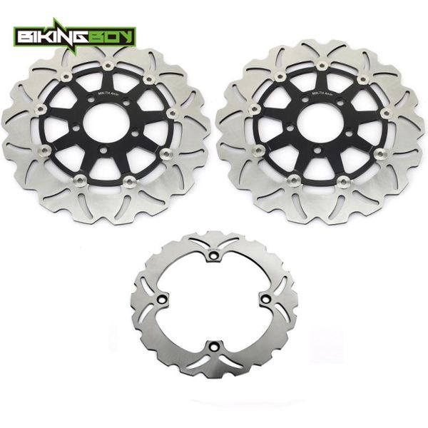 bikingboy gold / black front rear brake discs disks rotors for klv 1000 2004 2005 2006 2007 klv1000 04 05 06 07
bikingboy gold / black front rear brake discs disks rotors for klv 1000 2004 2005 2006 2007 klv1000 04 05 06 07