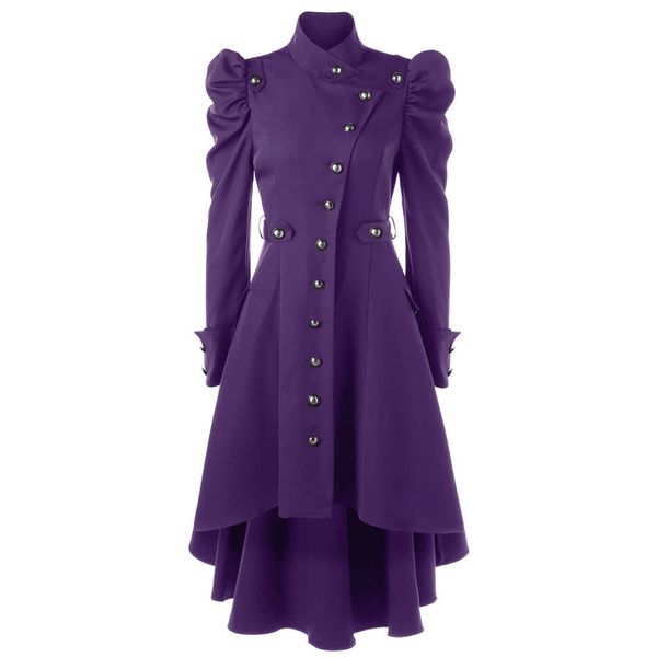 women gothic coat autumn winter long trench black windbreaker coats classic shrug purple asymmetry european vintage overcoat, Tan;black
women gothic coat autumn winter long trench black windbreaker coats classic shrug purple asymmetry european vintage overcoat, Tan;black