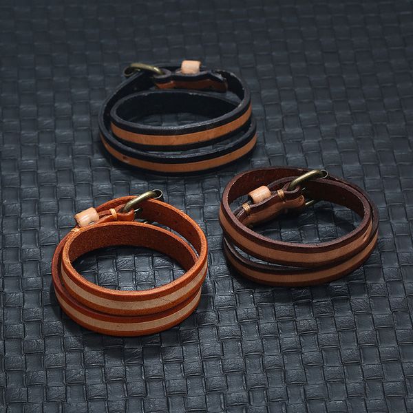 new retro punk fashion multilayer cowhide charm bracelets handmade men wristband cuff jewelry christmas gifts ing, Golden;silver
new retro punk fashion multilayer cowhide charm bracelets handmade men wristband cuff jewelry christmas gifts ing, Golden;silver