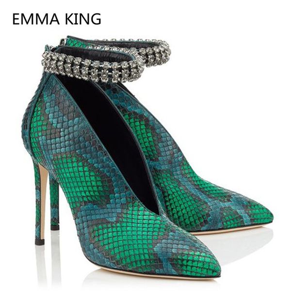deep v design snake prints women ankle boots pointed toe ankle strap crystal elegant ladies high heel shoes woman pump boot, Black
deep v design snake prints women ankle boots pointed toe ankle strap crystal elegant ladies high heel shoes woman pump boot, Black