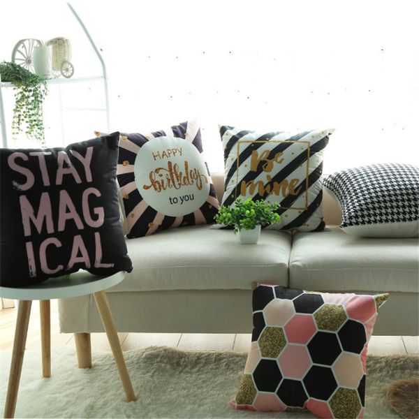 aovoll pillow covers decorative black gold letter printed pillow living room decoration square 45cmx45cm
aovoll pillow covers decorative black gold letter printed pillow living room decoration square 45cmx45cm