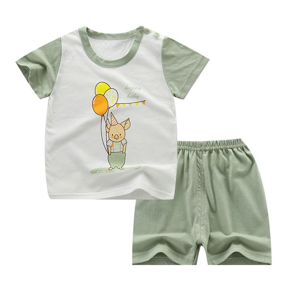 new summer boys animal style short sleeve cotton family matching outfits, Blue 
new summer boys animal style short sleeve cotton family matching outfits, Blue