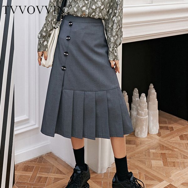 korea can ship grey trumpet half-body skirt for women 2020 spring fashion loose high waist button patchwork pleatd skirt yh940, Black
korea can ship grey trumpet half-body skirt for women 2020 spring fashion loose high waist button patchwork pleatd skirt yh940, Black