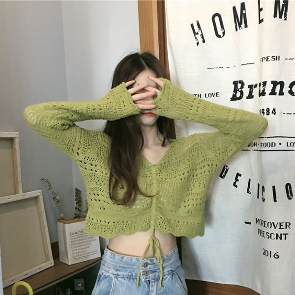 2020 sweater women korean white cropped sweater casual ladies sweaters long sleeve spring new v neck sweter mujer pph235, White;black
2020 sweater women korean white cropped sweater casual ladies sweaters long sleeve spring new v neck sweter mujer pph235, White;black