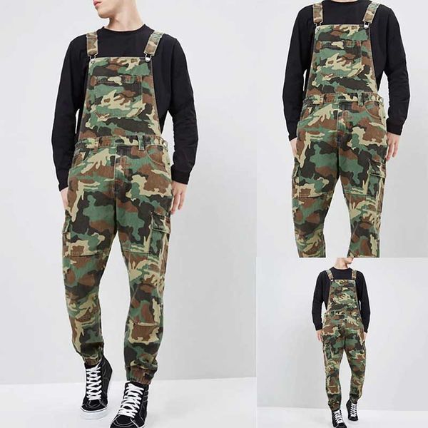 new camouflage bib pants men streetwear hip hop joggers slim man trousers printing mid waist casual fashion korean pantalones, Black
new camouflage bib pants men streetwear hip hop joggers slim man trousers printing mid waist casual fashion korean pantalones, Black