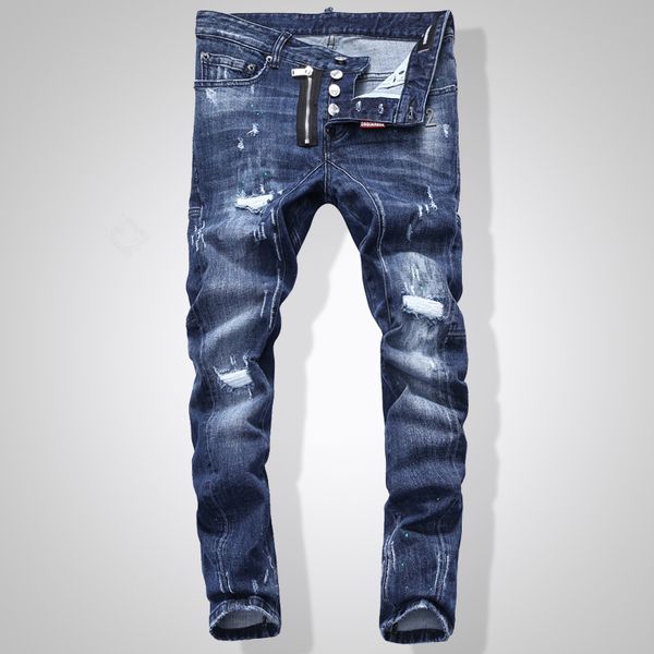 european american style fashion men hole jeans straight zipper slim brand blue denim jeans pencil pants for men
european american style fashion men hole jeans straight zipper slim brand blue denim jeans pencil pants for men