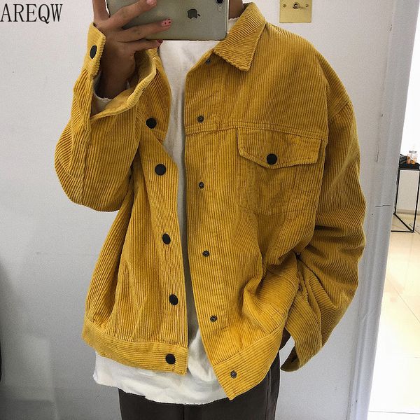 selling vintage corduroy spring autumn casual 2019 loose all match solid pockets warm high street students coats, Black;brown
selling vintage corduroy spring autumn casual 2019 loose all match solid pockets warm high street students coats, Black;brown