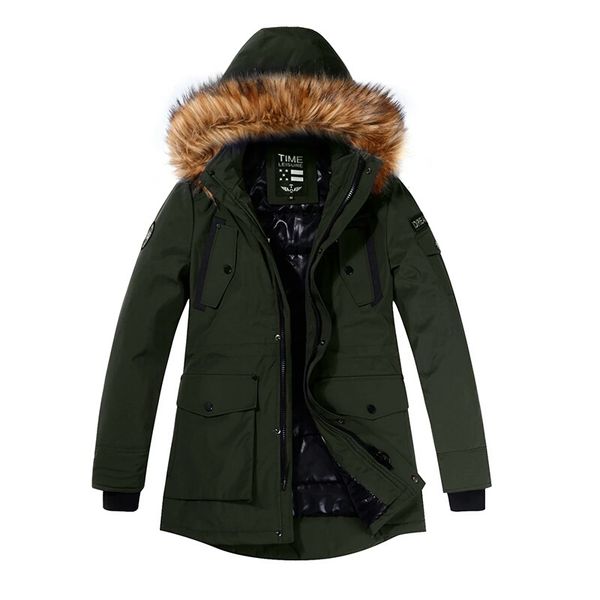 mens designer winter thick parka coats luxury cotton-padded jackets men faux fur streetwear jacket outdoor snow hooded long coat gift m-xxl, Black;brown
mens designer winter thick parka coats luxury cotton-padded jackets men faux fur streetwear jacket outdoor snow hooded long coat gift m-xxl, Black;brown
