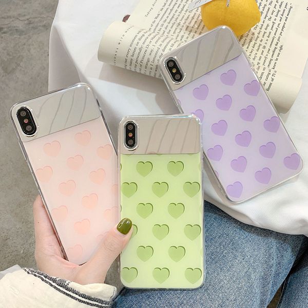 for iphone xs max x xr phone case small love mirror for iphone 7 8 6 plus tpu soft edge cell phone cases
for iphone xs max x xr phone case small love mirror for iphone 7 8 6 plus tpu soft edge cell phone cases