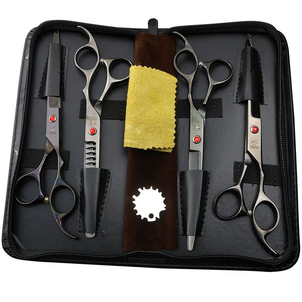 pet grooming brand scissors set 7 inch professional japan 440c dog scissors hair cutting slimming curve with bag
pet grooming brand scissors set 7 inch professional japan 440c dog scissors hair cutting slimming curve with bag