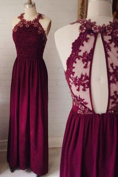 dark red halter bridesmaids dresses keyhole back lace sequins chiffon country wedding bridesmaid prom evening party dress, White;pink
dark red halter bridesmaids dresses keyhole back lace sequins chiffon country wedding bridesmaid prom evening party dress, White;pink