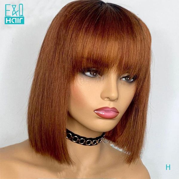 honey blonde short bob lace front human hair wigs with bangs for women brazilian remy transparent lace 13x6 front wig 150%, Black;brown
honey blonde short bob lace front human hair wigs with bangs for women brazilian remy transparent lace 13x6 front wig 150%, Black;brown