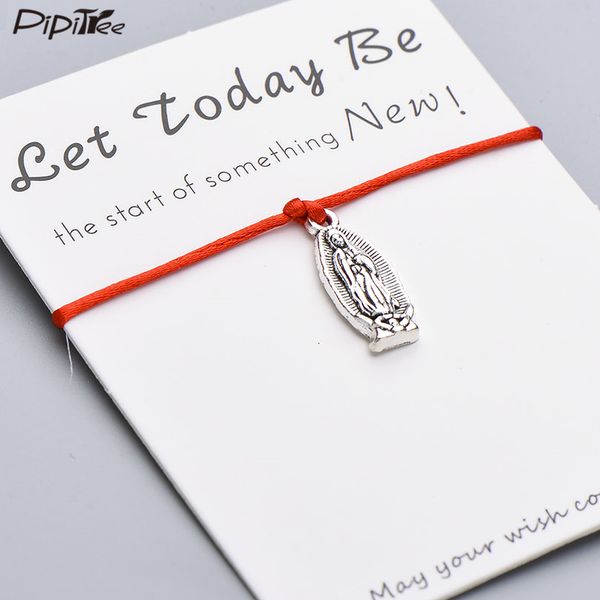pipitree lucky virgin mary bracelet let today be new start red string charm bracelets for women men girls jewelry gift, Golden;silver
pipitree lucky virgin mary bracelet let today be new start red string charm bracelets for women men girls jewelry gift, Golden;silver