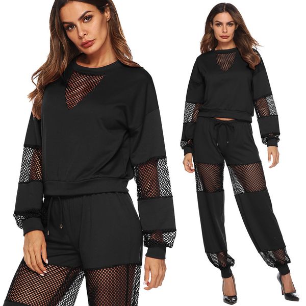 2pcs women patchwork tracksuit women's sports suit long pants sport lounge wear suit sets fato de treino de mulheres#g4, White;black
2pcs women patchwork tracksuit women's sports suit long pants sport lounge wear suit sets fato de treino de mulheres#g4, White;black