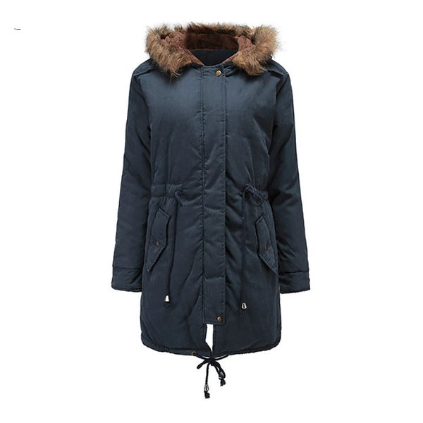 fashionable thick winter coat women keep warm long sleeve hooded slim blue green fur coats for girl female parka, Black
fashionable thick winter coat women keep warm long sleeve hooded slim blue green fur coats for girl female parka, Black