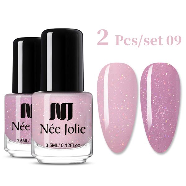 2pcs nee jolie pink nail polish set glitter colorful long lasting nail art oily polish art diy design varnish decoration
2pcs nee jolie pink nail polish set glitter colorful long lasting nail art oily polish art diy design varnish decoration