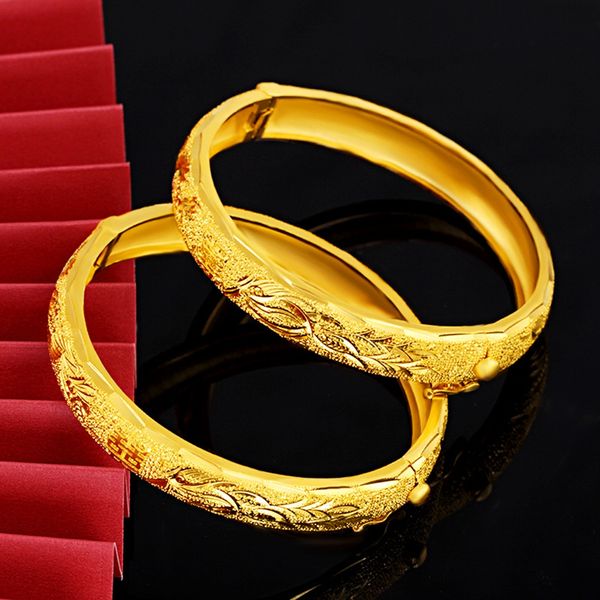 1 pieces luxury phoenix bangle bridal jewelry 18k yellow gold filled dubai classic womens bracelet gift, Black
1 pieces luxury phoenix bangle bridal jewelry 18k yellow gold filled dubai classic womens bracelet gift, Black