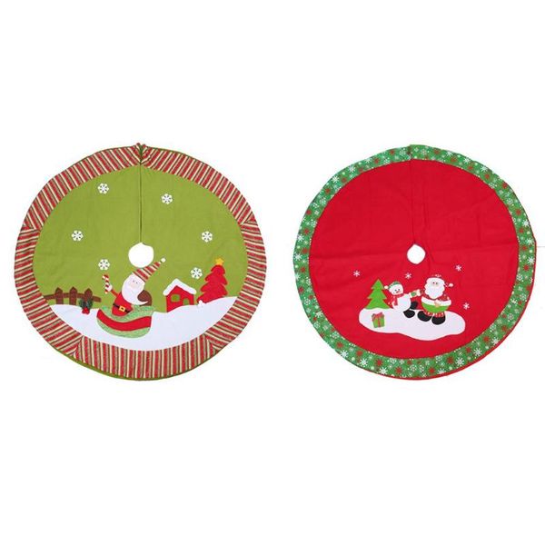 120/106 cm christmas tree skirt golden edge reindeer snowflakes cover base christmas decoration xmas tree cover decor
120/106 cm christmas tree skirt golden edge reindeer snowflakes cover base christmas decoration xmas tree cover decor