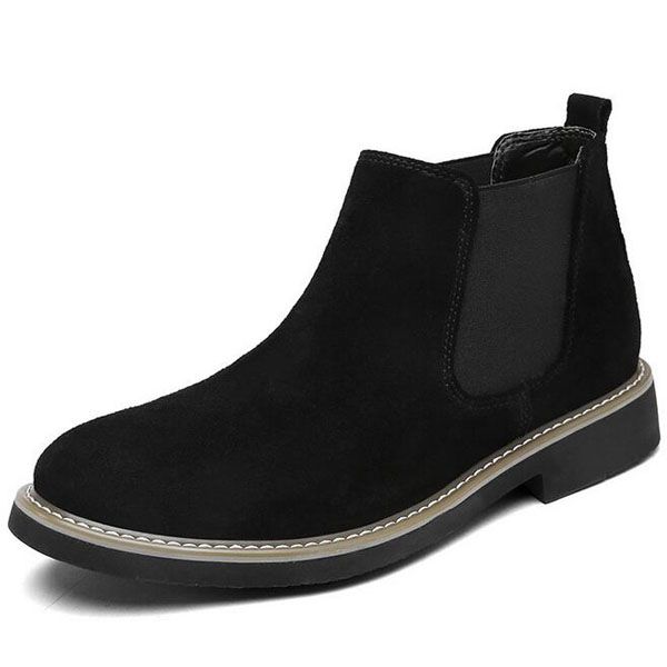 men boots ankle boots fashion men's male leather quality slip ons motorcycle man warm ing, Black
men boots ankle boots fashion men's male leather quality slip ons motorcycle man warm ing, Black