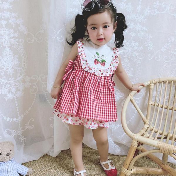 лето лолита испанская принцесса милый красный плед клубника без рукавов лук бальное платье платье для бади девушки день рождения винтаж, Red;yellow 
лето лолита испанская принцесса милый красный плед клубника без рукавов лук бальное платье платье для бади девушки день рождения винтаж, Red;yellow