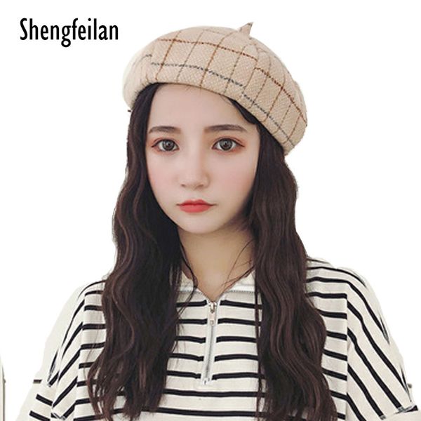 winter sweet romantic sue grid berets female contracted painter octagonal cap joker british fashion, Blue;gray
winter sweet romantic sue grid berets female contracted painter octagonal cap joker british fashion, Blue;gray