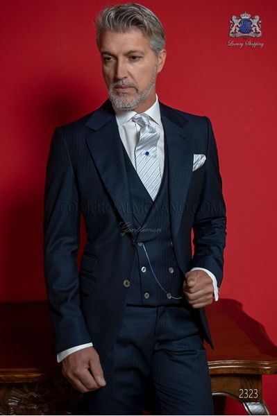 fashion navy blue groom tuxedos notch lapel groomsmen mens wedding dress popular man jacket blazer 3 piece suit(jacket+pants+vest+tie) 989, Black;gray
fashion navy blue groom tuxedos notch lapel groomsmen mens wedding dress popular man jacket blazer 3 piece suit(jacket+pants+vest+tie) 989, Black;gray