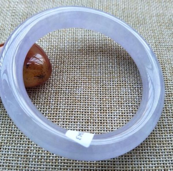 58-60mm certificado (grado a) 100% natural de lavanda jade jadeÃta pulsera brazalete envÃo gratis, Black
58-60mm certificado (grado a) 100% natural de lavanda jade jadeÃta pulsera brazalete envÃo gratis, Black